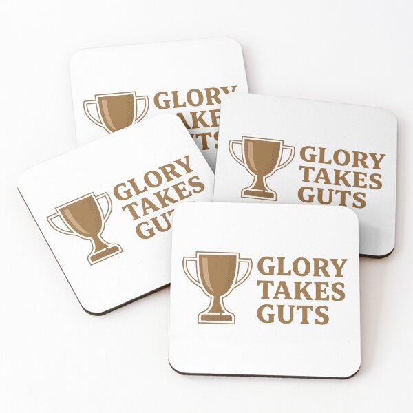 Item preview, Glory Takes Guts Hardcore Fitness Motivation for Athletes designed and sold by Urben Loop.