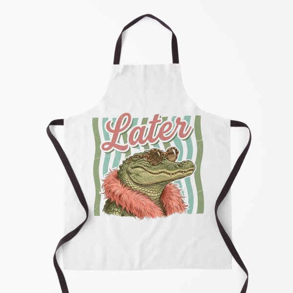 Item preview, Cool Alligator “See You Later” Retro Shirt | Funny Groovy Animal Summer Vibes Graphic Design  ? Description (Redbubble Conversion Style) designed and sold by Trendymindvibes.