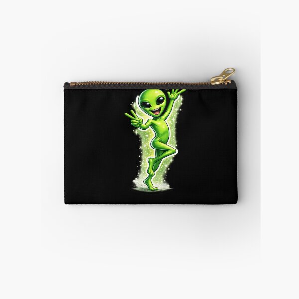 Item preview, Cute Dancing Alien Funny Cartoon UFO Design designed and sold by Artbysarmina.