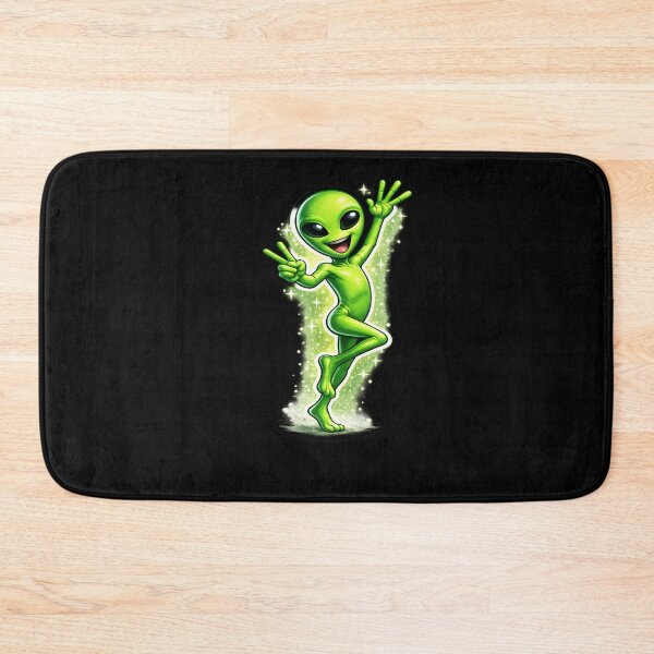 Item preview, Cute Dancing Alien Funny Cartoon UFO Design designed and sold by Artbysarmina.