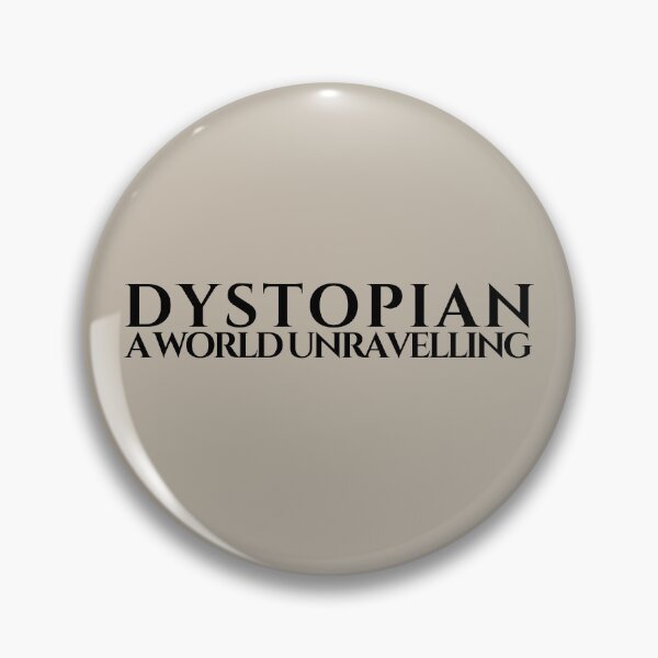 Item preview, Dystopian A World Unravelling Minimalist Typography Design designed and sold by PKDWriterMerch.