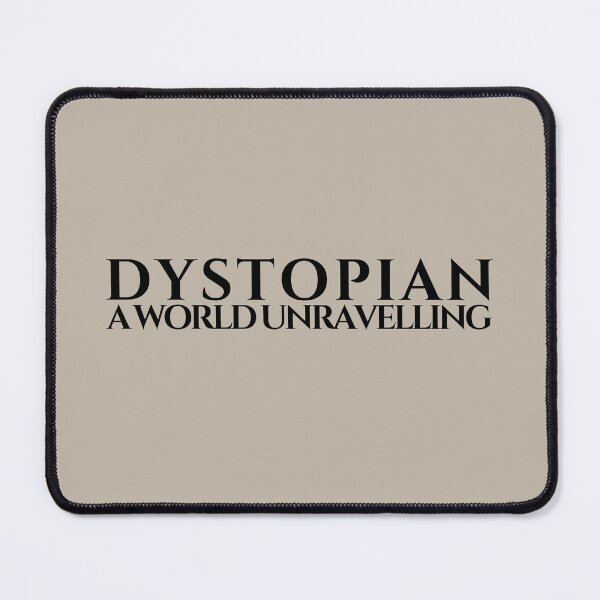 Item preview, Dystopian A World Unravelling Minimalist Typography Design designed and sold by PKDWriterMerch.