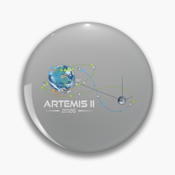 Item preview, Artemis 2 Route Map SLS Rocket 2026 to The Moon and Beyond designed and sold by GreggRoss.