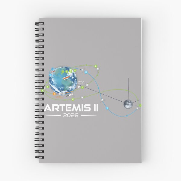 Item preview, Artemis 2 Route Map SLS Rocket 2026 to The Moon and Beyond designed and sold by GreggRoss.