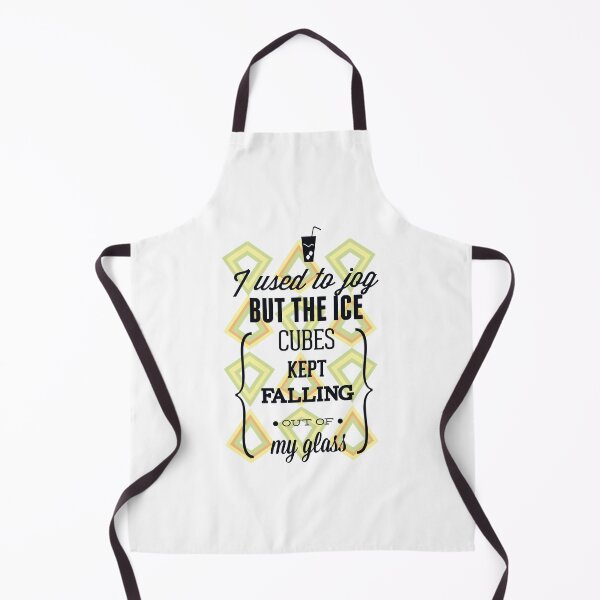 Item preview, Funny Drinking Jogging Quote Ice Cubes designed and sold by CosmicControl.