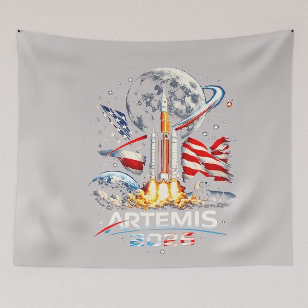 Item preview, Artemis 2026 American Rocket Launch to The Moon Landing designed and sold by MabelWells.