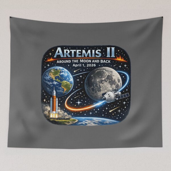 Item preview, Artemis 2 Journey Around the Moon and Back 2026 designed and sold by KristineLi.