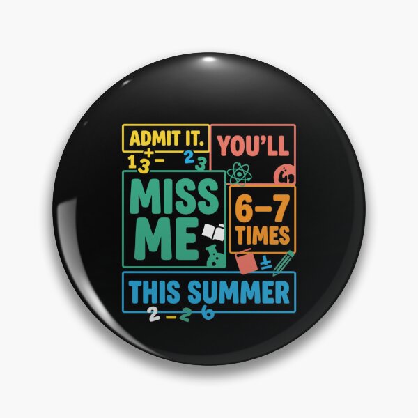Item preview, Admit It You’ll Miss Me Math Humor designed and sold by FreshVibe Prints.