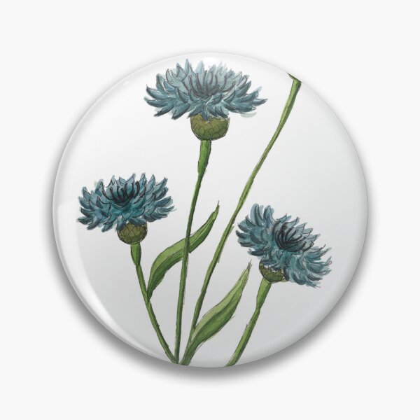 Item preview, Blue Watercolor Flowers designed and sold by NaughtyFlorals.