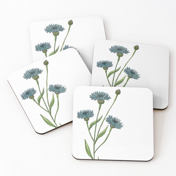 Item preview, Blue Watercolor Flowers designed and sold by NaughtyFlorals.