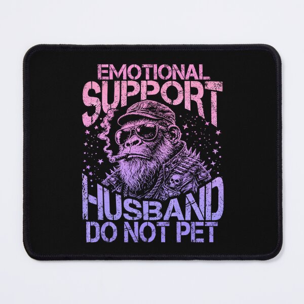Item preview, Emotional Support Husband Do Not Pet Funny Monkey designed and sold by Ortigzitoun.