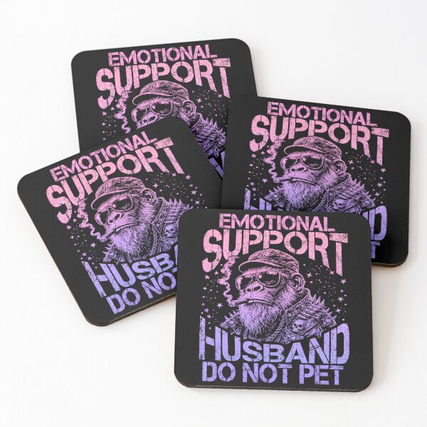 Item preview, Emotional Support Husband Do Not Pet Funny Monkey designed and sold by Ortigzitoun.