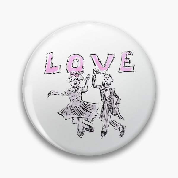 Item preview, A couple in love dancing designed and sold by Inky Fingers Illustrations.
