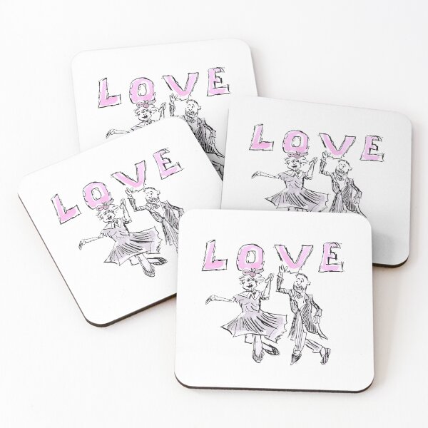 Item preview, A couple in love dancing designed and sold by Inky Fingers Illustrations.
