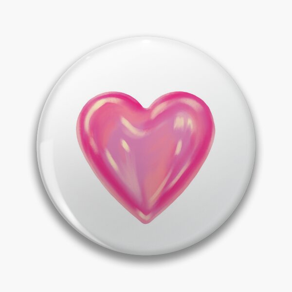 Item preview, Glossy pink heart designed and sold by Aalia-369.