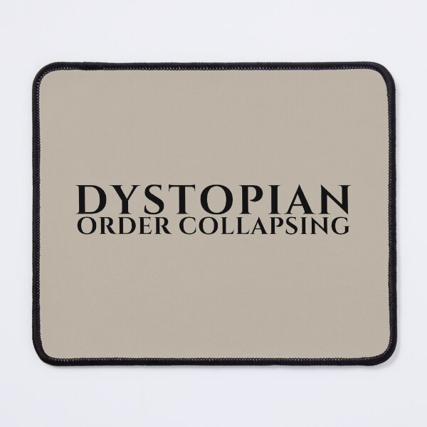 Item preview, Dystopian Order Collapsing Minimalist Typography Design designed and sold by PKDWriterMerch.