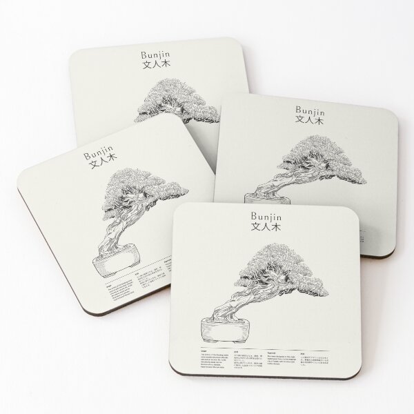 Item preview, Bonsai tree Bunjin with Japanese writing designed and sold by KriegerTJ.