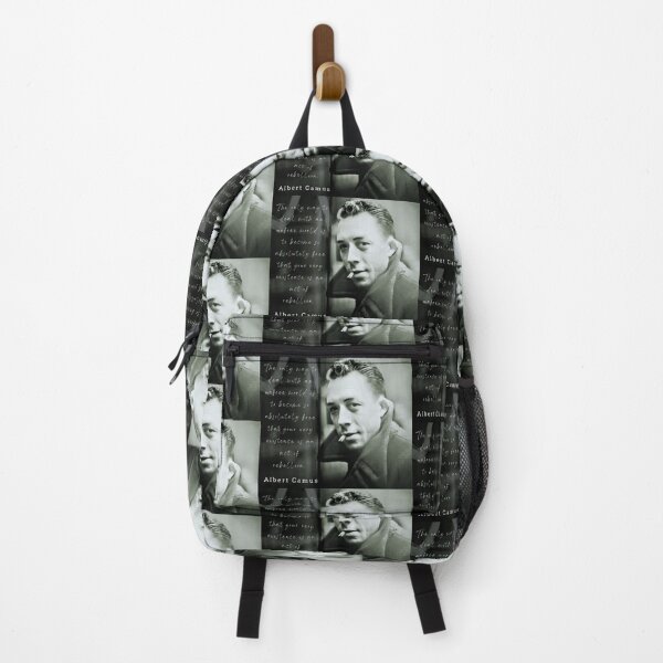 Item preview, Albert Camus portrait and quote: The only way to deal with an unfree world... designed and sold by artbleed.