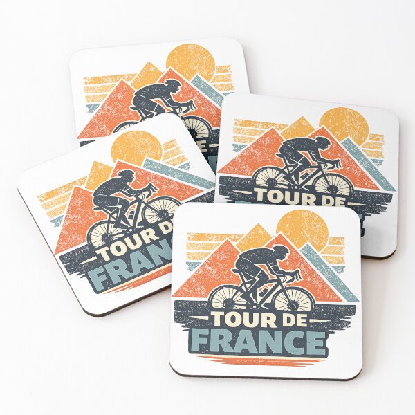 Item preview, French Cycling Grand Tour Inspired Retro Race Design designed and sold by VeloForge.