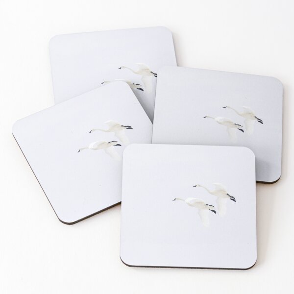 Item preview, A Pair of Tundra Swans in flight #2 3-20-2026 designed and sold by Thomasyoung.
