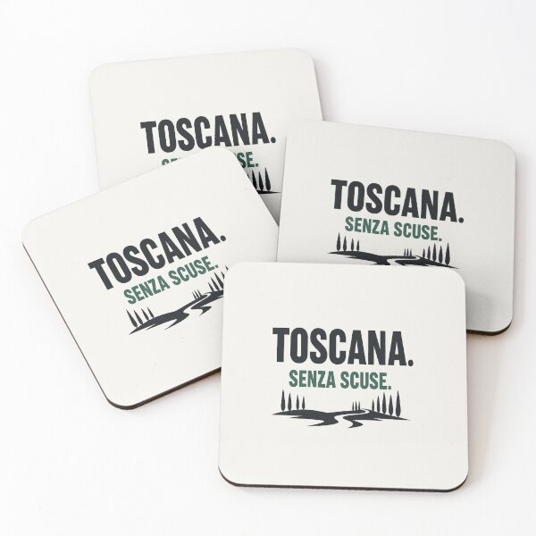 Item preview, Tuscany Shirt TOSCANA SENZA SCUSE Minimal Cypress Road designed and sold by POD DYNASTY | Original Print On Demand T-Shirt Graphics.