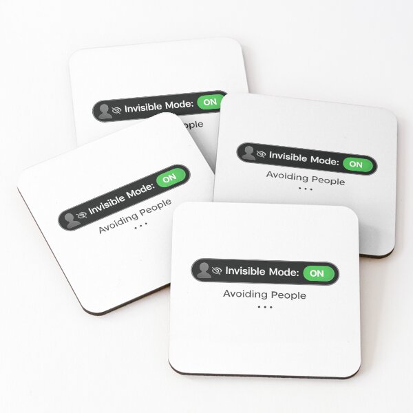 Item preview, Invisible Mode On Avoiding People designed and sold by Hoffmann-Shop.