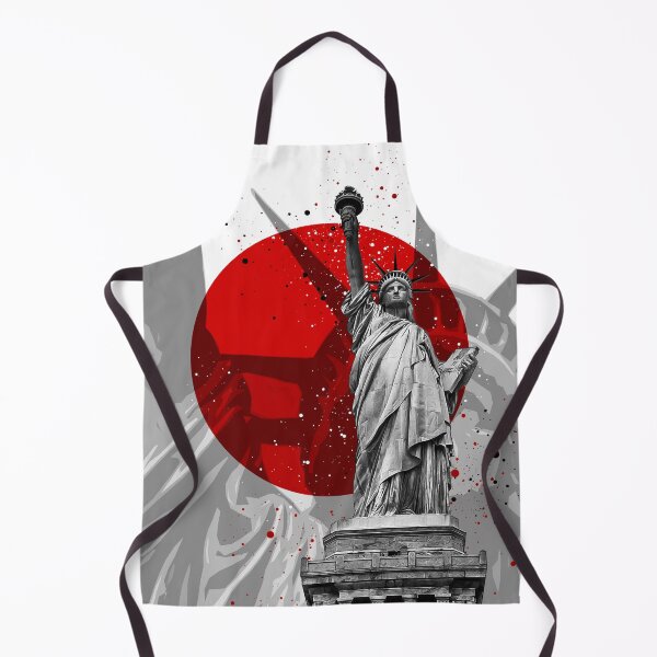 Item preview, Liberty Noir | Grunge Statue of Liberty & Red Sun Pop Art designed and sold by P-Design-Lab.
