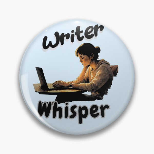 Item preview, Writer Whisper Design – Cozy Author and Laptop Watercolor Art - The Quiet Muse – Creative Writing Lifestyle designed and sold by PriyaMagic.