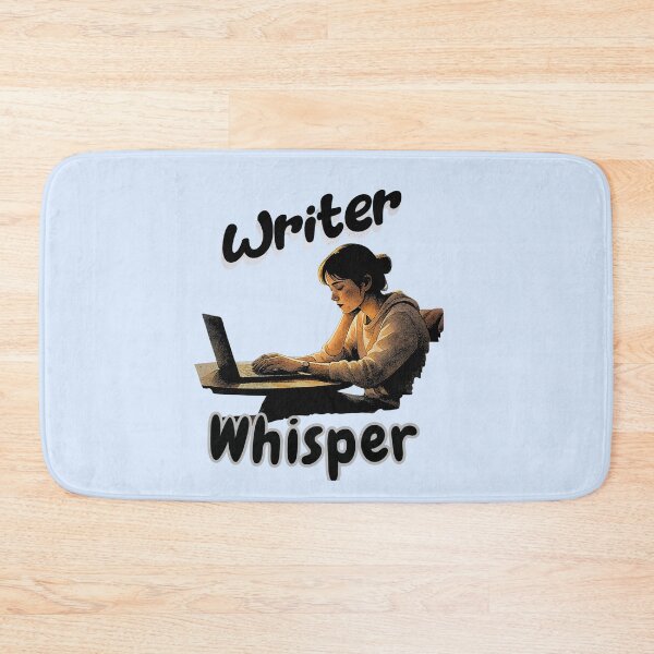 Item preview, Writer Whisper Design – Cozy Author and Laptop Watercolor Art - The Quiet Muse – Creative Writing Lifestyle designed and sold by PriyaMagic.