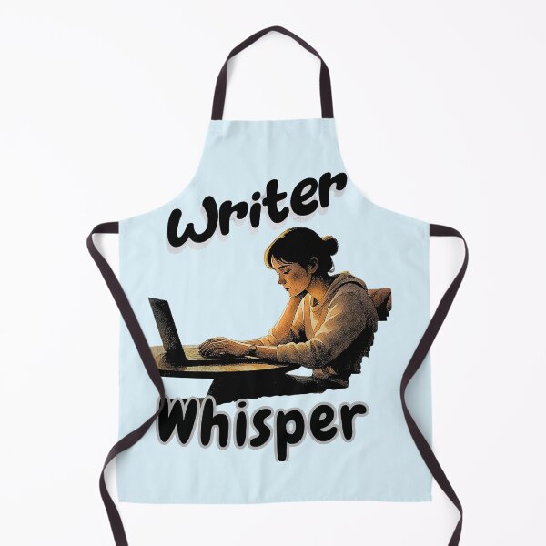 Item preview, Writer Whisper Design – Cozy Author and Laptop Watercolor Art - The Quiet Muse – Creative Writing Lifestyle designed and sold by PriyaMagic.
