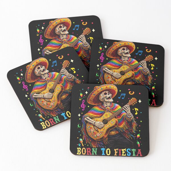 Artikelvorschau, Geboren als Fiesta Skeleton Cinco De Mayo Mexikanische Party Männer Jungen entworfen und verkauft von schoolofbullies.