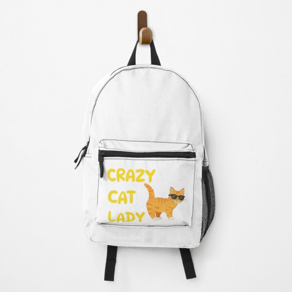Item preview, Crazy Cat Lady Sticker | Cool Sunglasses Cat Funny Design | Cute Cartoon Cat Lover Gift designed and sold by IconicDesignsXd.