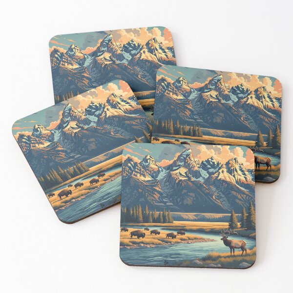 Item preview, Vintage National Park Adventure Poster | Retro Travel Wall Ar designed and sold by RBCTk.