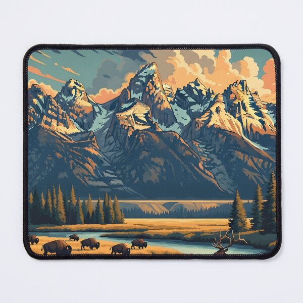 Item preview, Vintage National Park Adventure Poster | Retro Travel Wall Ar designed and sold by RBCTk.