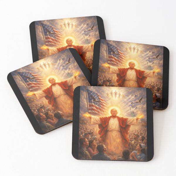 Item preview, Trump as Jesus Patriotic Graphic designed and sold by schoolofbullies.