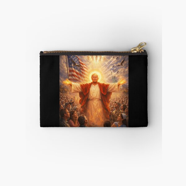 Item preview, Trump as Jesus Patriotic Graphic designed and sold by schoolofbullies.