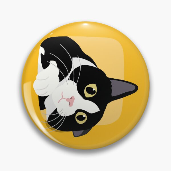 Item preview, Inquisitive Tuxedo Cat Peeking Up designed and sold by Gumigrida.