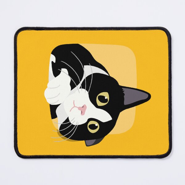 Item preview, Inquisitive Tuxedo Cat Peeking Up designed and sold by Gumigrida.