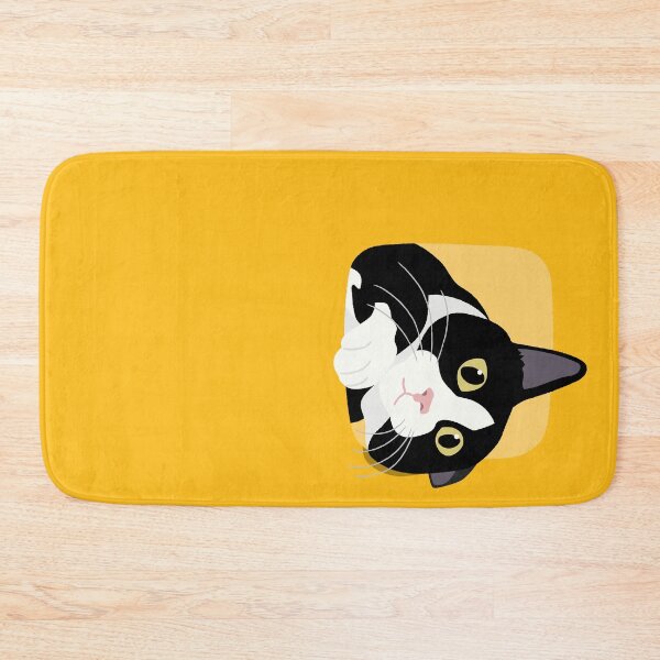 Item preview, Inquisitive Tuxedo Cat Peeking Up designed and sold by Gumigrida.