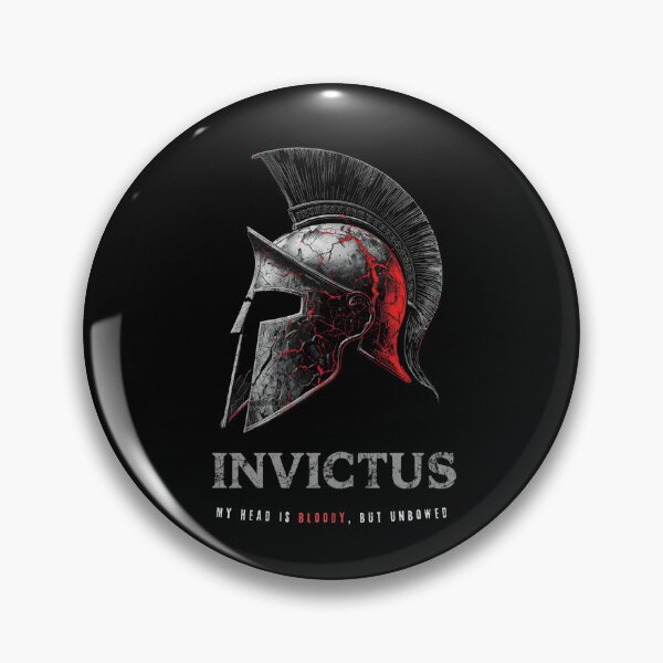 Item preview, Invictus - Bloody But Unbowed - Stoic Warrior Spirit designed and sold by Mind-Echo.