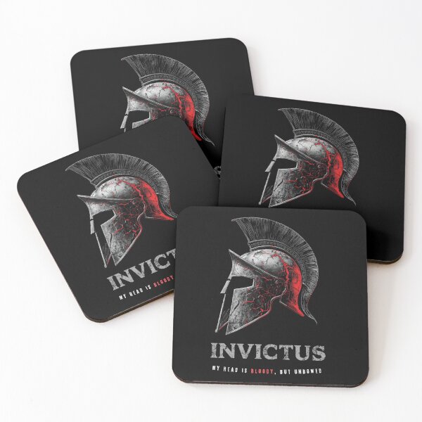 Item preview, Invictus - Bloody But Unbowed - Stoic Warrior Spirit designed and sold by Mind-Echo.