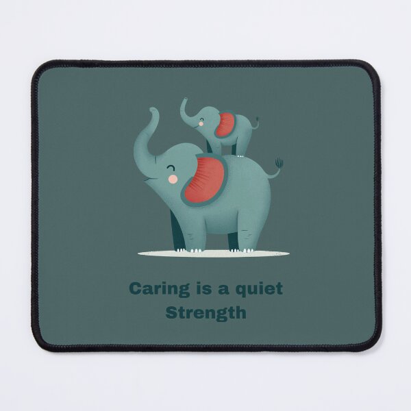 Item preview, Caring Is a Quiet Strength – Nurse Quote Minimalist Design designed and sold by AmoebaPress.