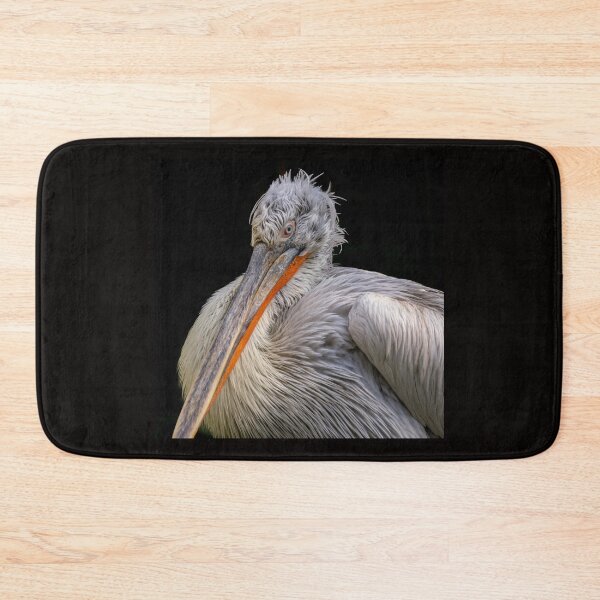 Item preview, Dalmatian pelican in close-up portrait – a detailed look at wildlife designed and sold by MS.photo.