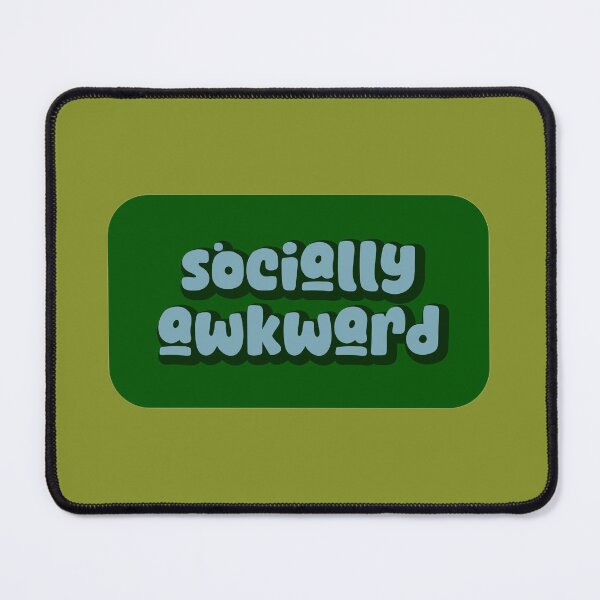 Item preview, SOCIALLY AWKWARD | GREEN + BLUE designed and sold by thehappyintrovert .
