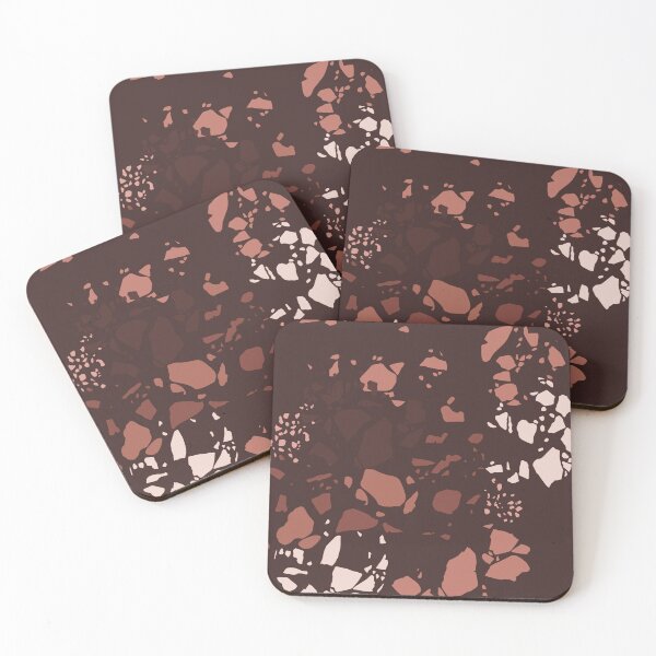 Item preview, Burnt Blush Terrazzo Pattern | Abstract Shapes | Modern Boho Home Decor designed and sold by Claire_Brown.