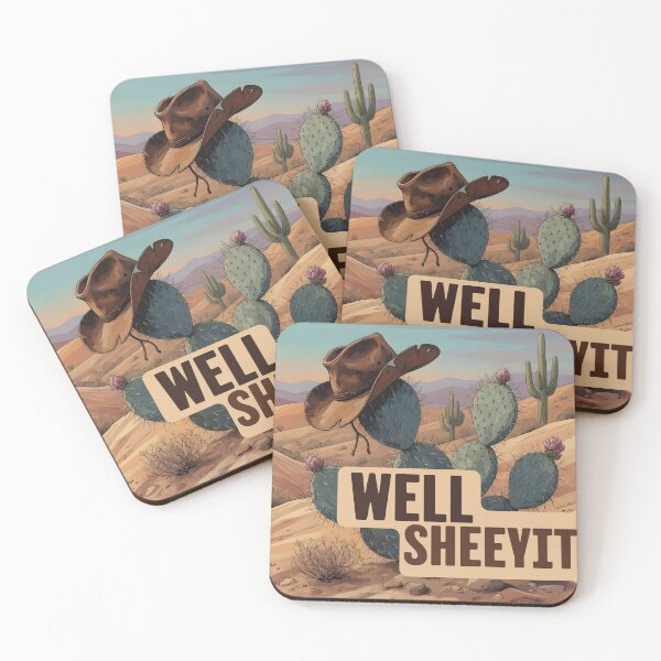 Item preview, Well Sheeyit Cactus Wild West Scenery designed and sold by ReuvenStore.