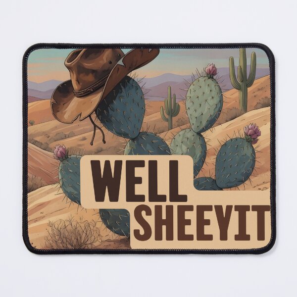 Item preview, Well Sheeyit Cactus Wild West Scenery designed and sold by ReuvenStore.