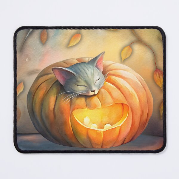 Item preview, Cozy Pumpkin Cat designed and sold by Angellacelin.