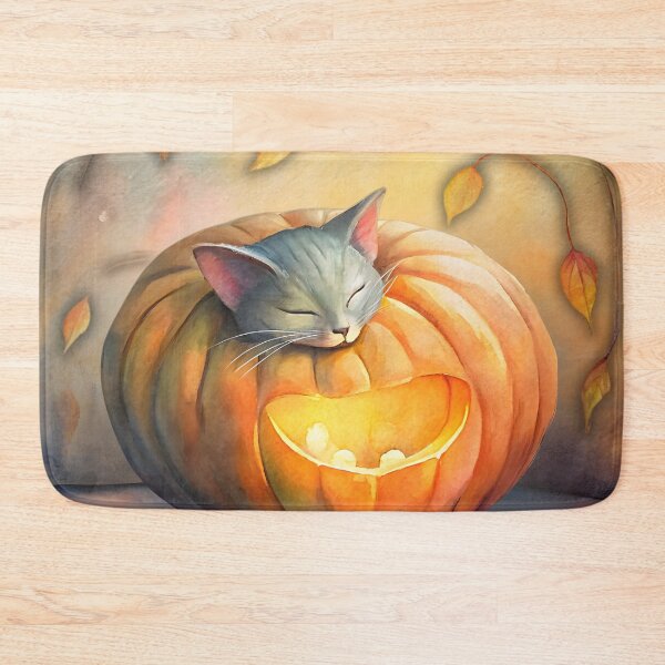 Item preview, Cozy Pumpkin Cat designed and sold by Angellacelin.