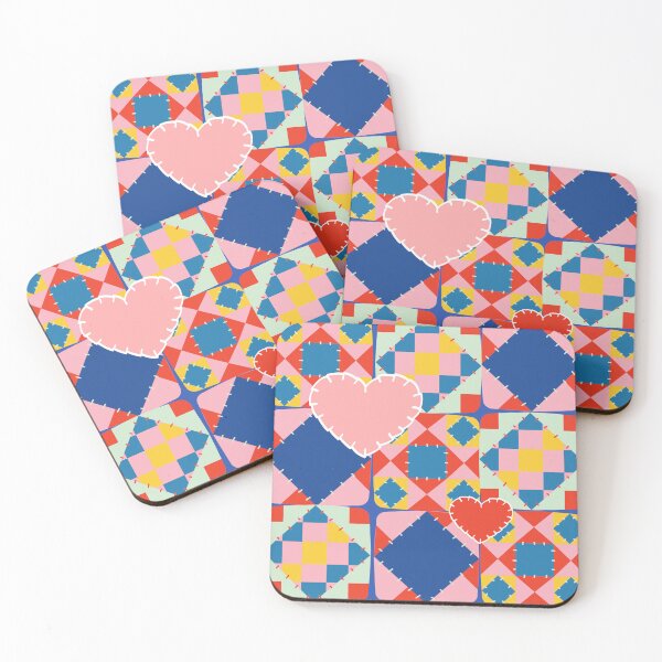 Item preview, Colorful Quilt Blocks designed and sold by AnulaArt.